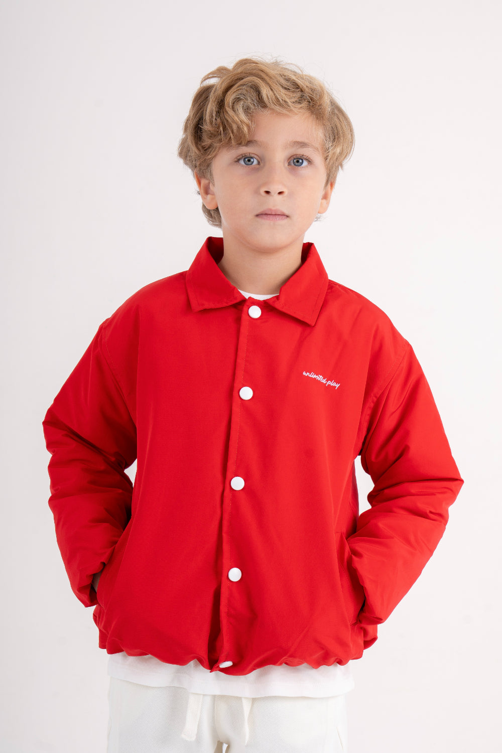 unisex waterproof jacket – red