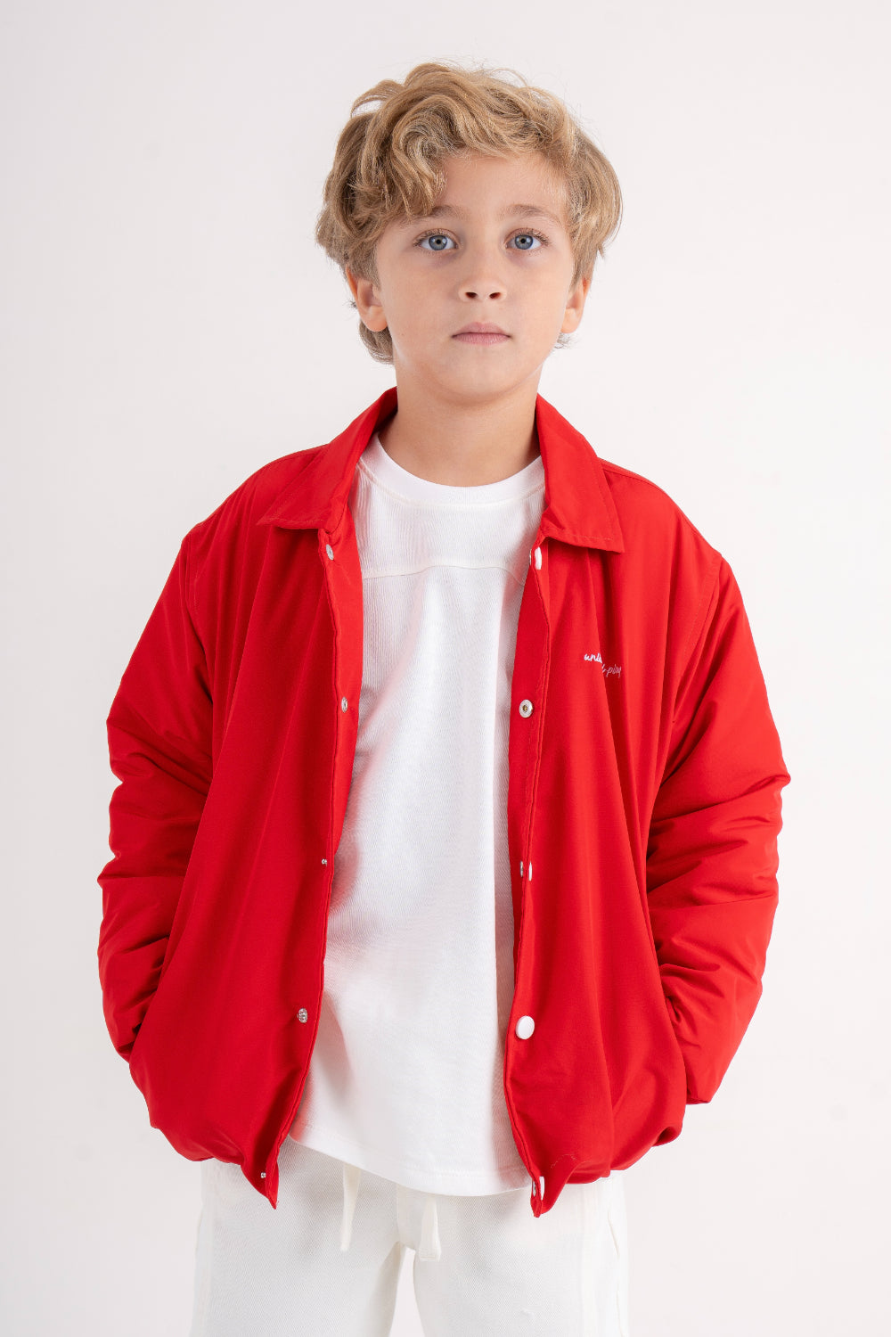 unisex waterproof jacket – red