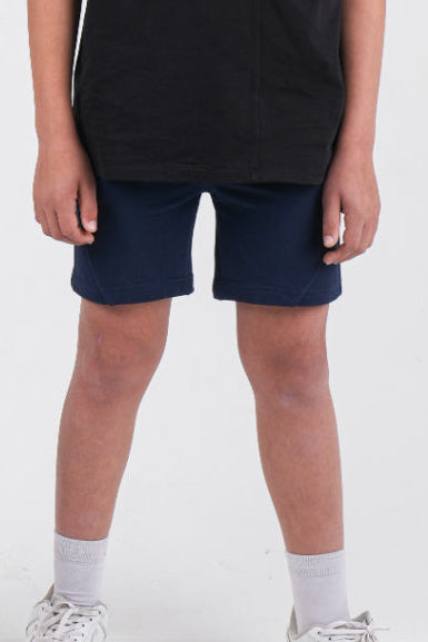 navy cotton shorts