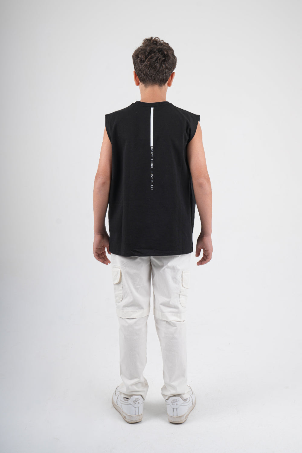 unisex gabardine pants – off-white