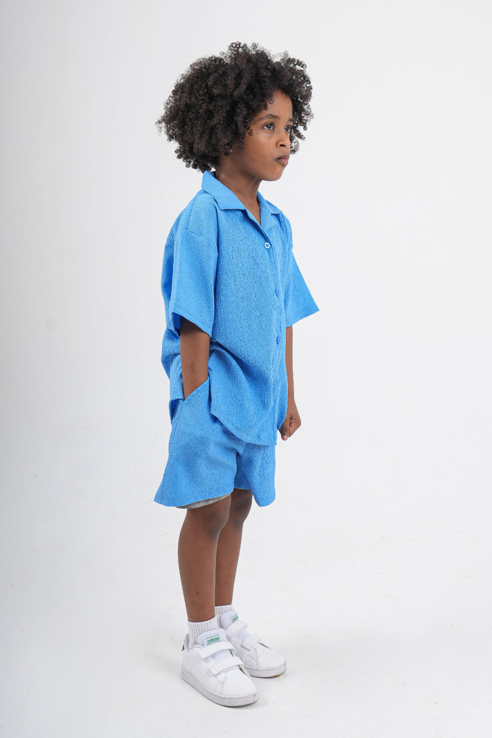 unisex baby 2-piece outfit set – blue