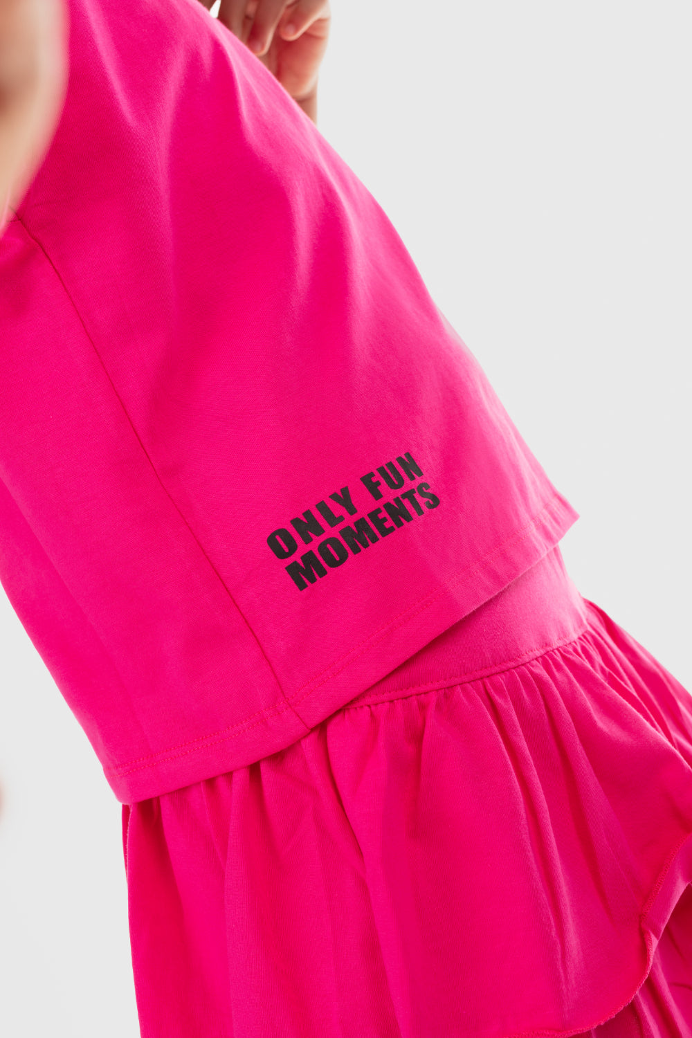 girls outfit set – fuchsia