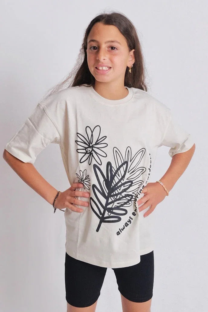 "always exploring outdoors" short-sleeved t-shirt - playmore