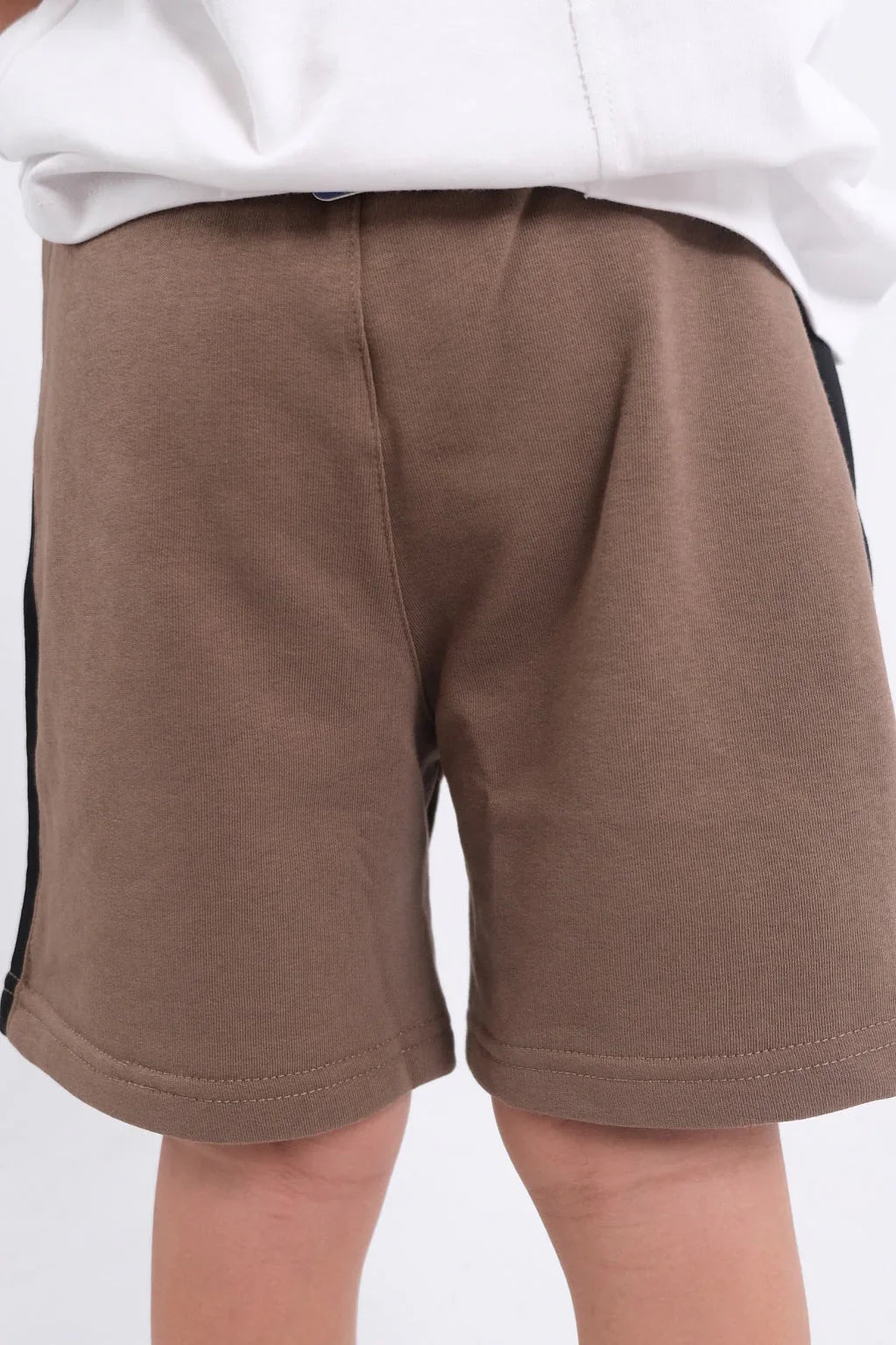 coffee side zipper shorts - playmore