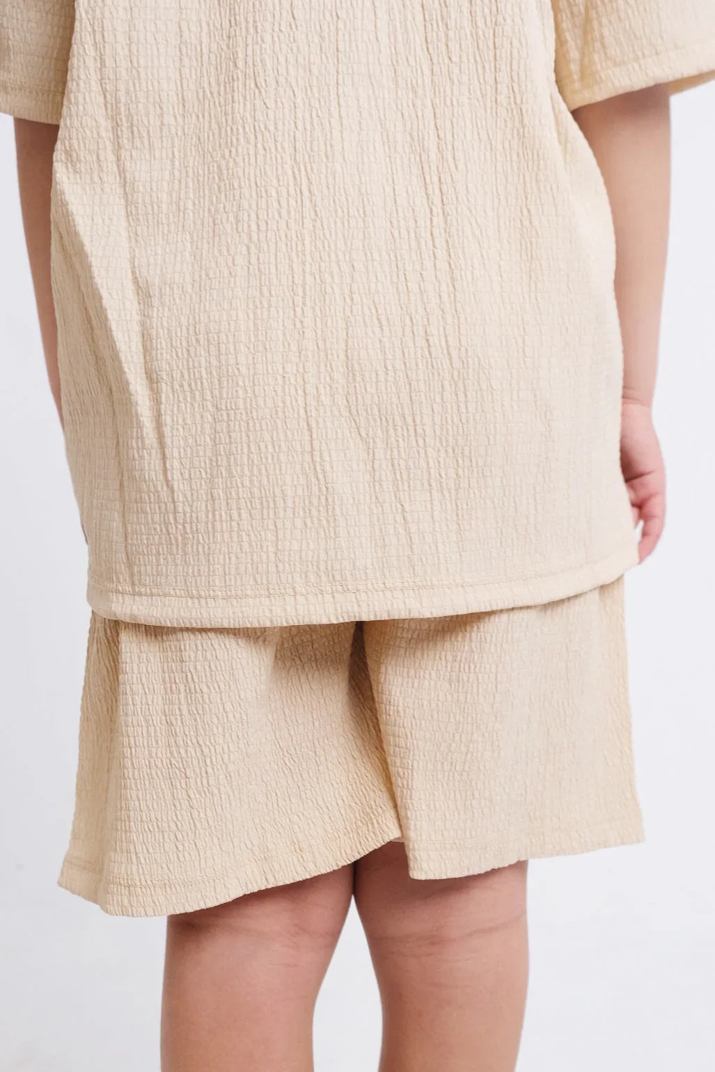 unisex beige 2-piece outfit set - playmore