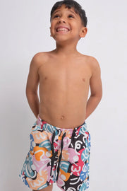 colorful doodles swimsuit - playmore
