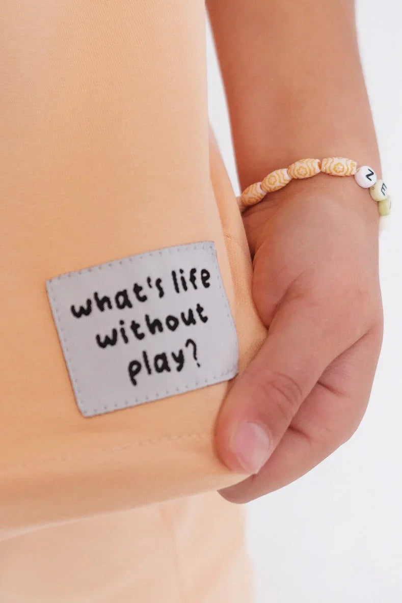 unisex salmon 2-piece outfit set - playmore