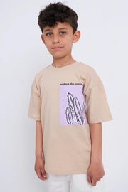 "explore the outdoors" short-sleeved t-shirt - playmore