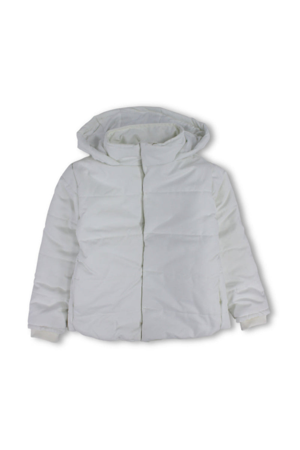 unisex waterproof hooded jacket – off-white