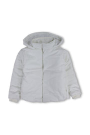 unisex waterproof hooded jacket – off-white
