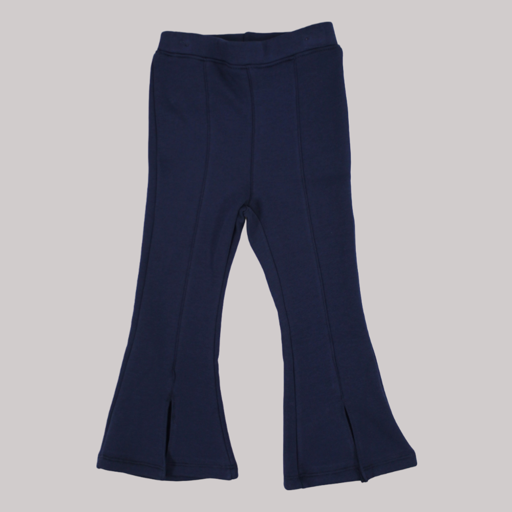 Navy Wide-Leg Leggings - Ourkids - Playmore