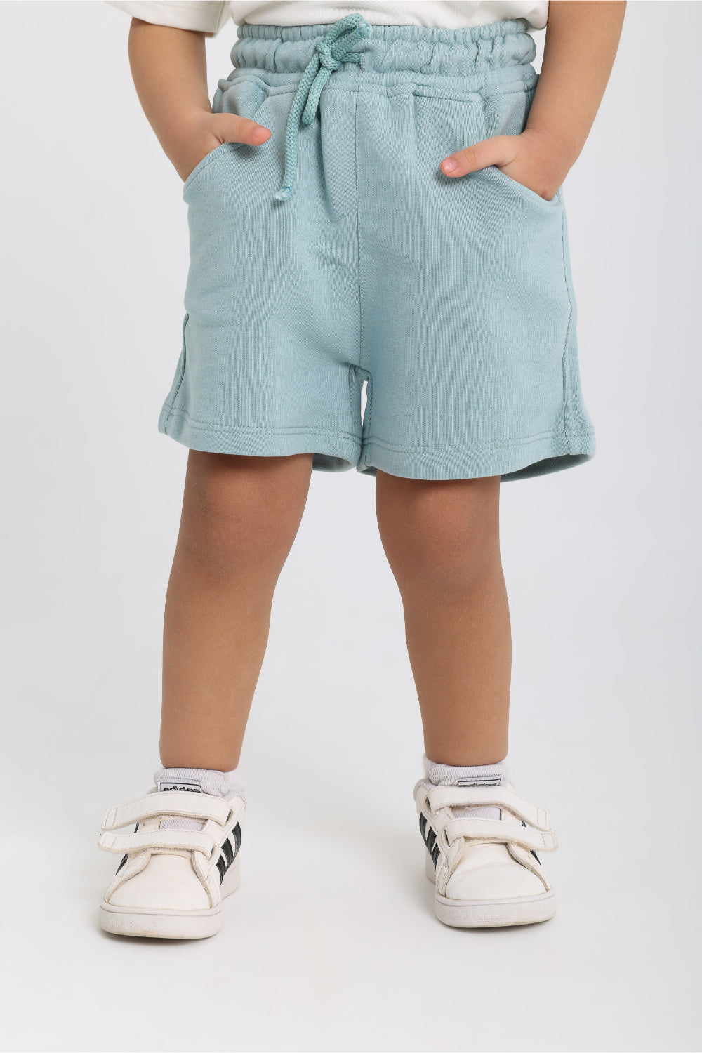 unisex baby cotton shorts – mint