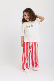 unisex baby off-white "circle triangle square" cotton t-shirt