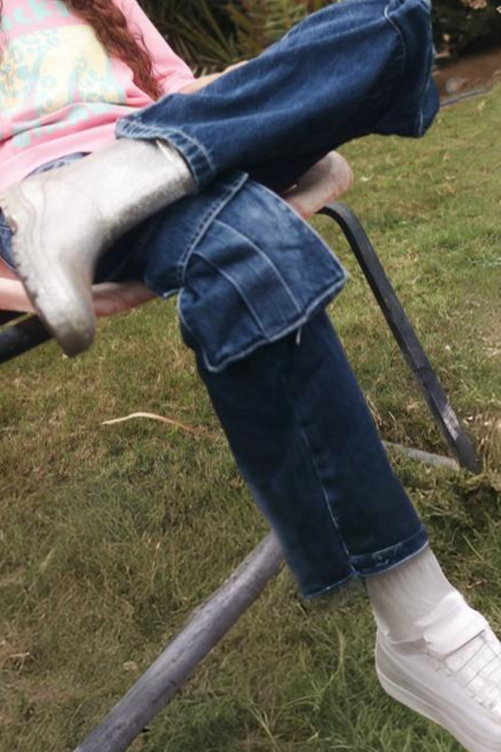 unisex denim pants – navy