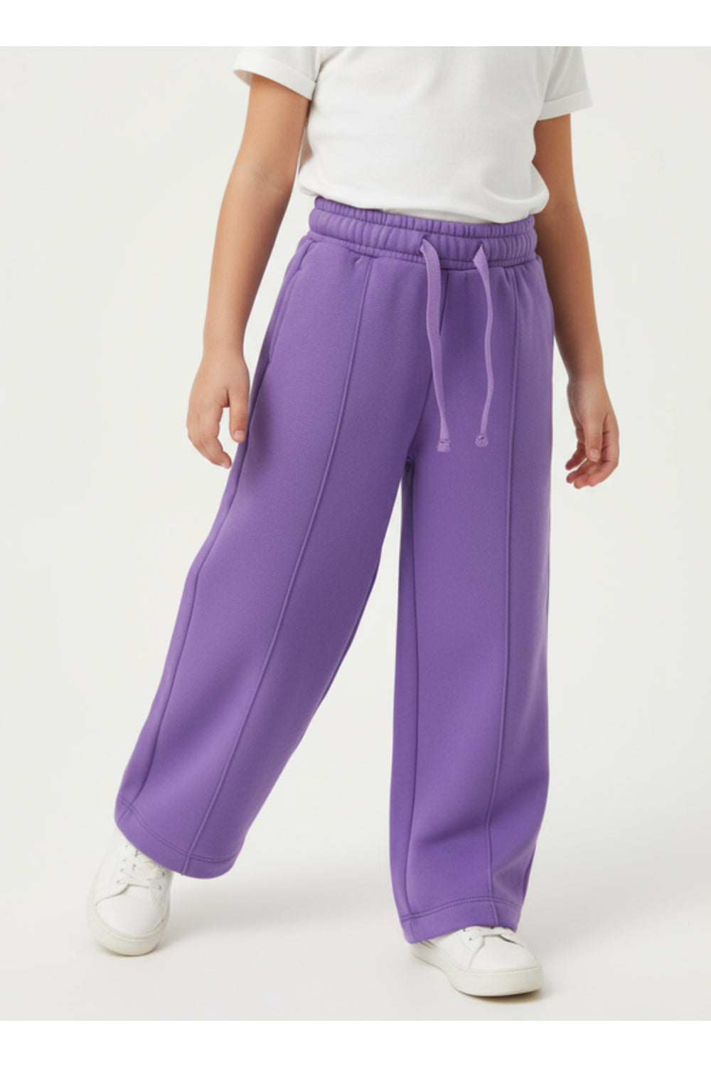 unisex cotton sweatpants – purple