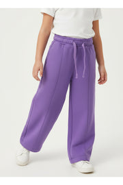 unisex cotton sweatpants – purple