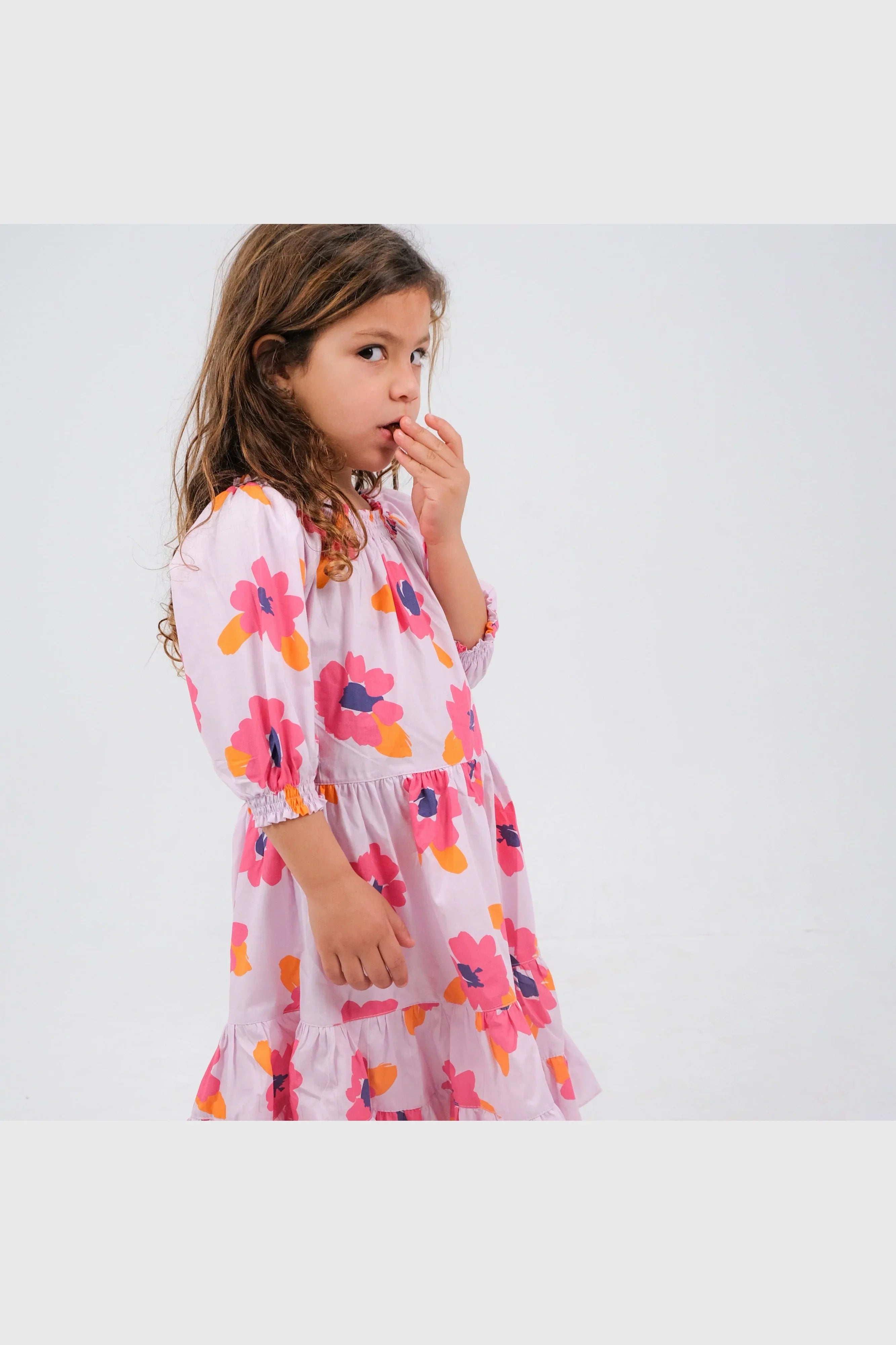 floral short-sleeved dress - playmore