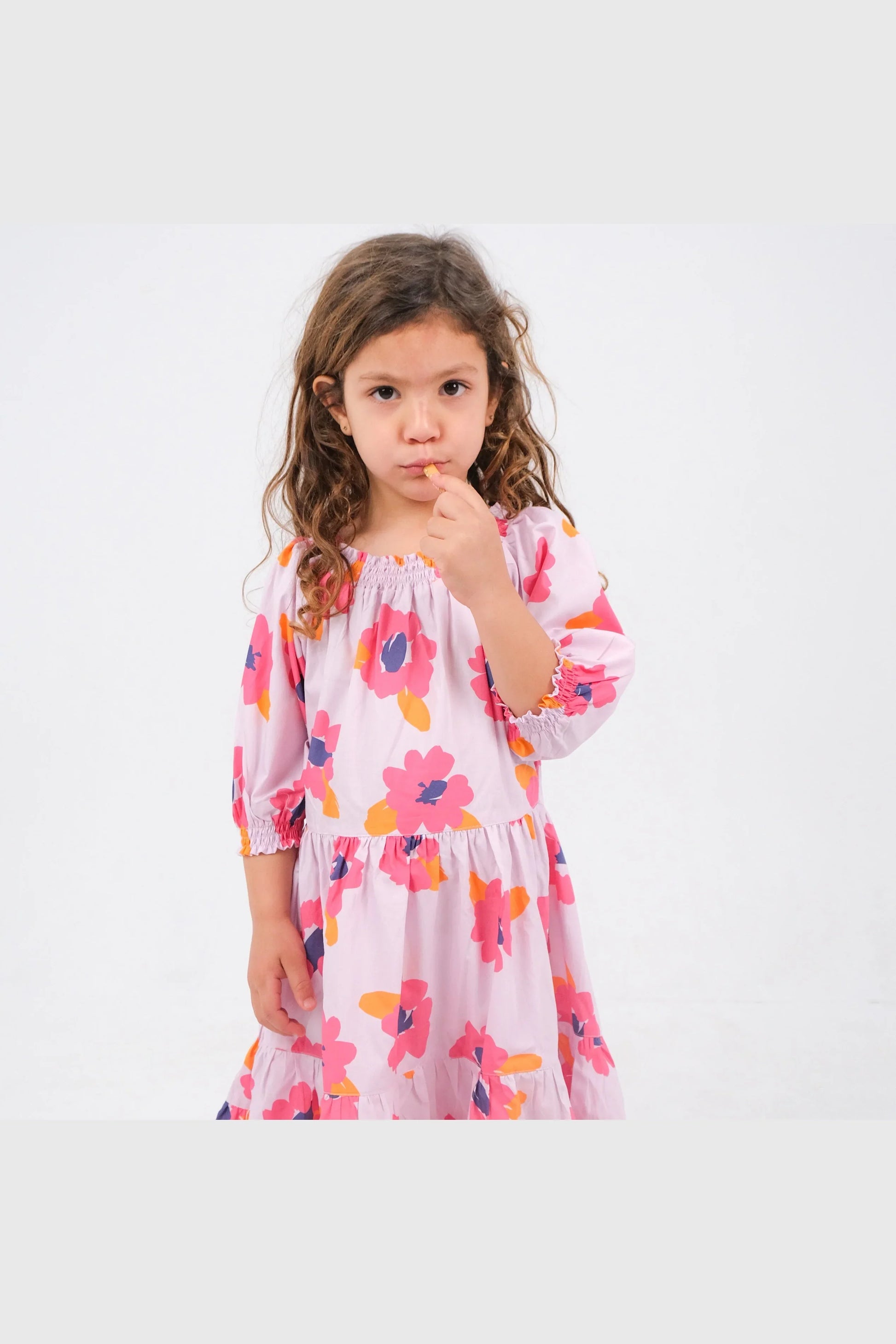 floral short-sleeved dress - playmore