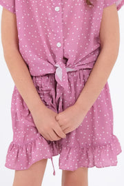 ruched mini skirt - playmore